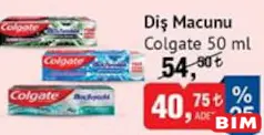 COLGATE DİŞ MACUNU 50 ML COLGATE DİŞ MACUNU 50 ML